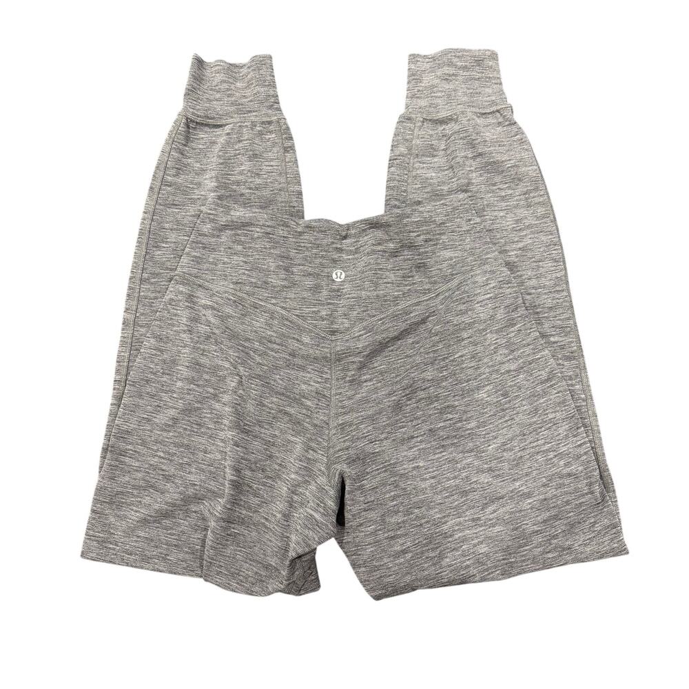 Lululemon Align Jogger Heathered Grey Size 6 28” Nulu - W5CZRS - Picture 3 of 5